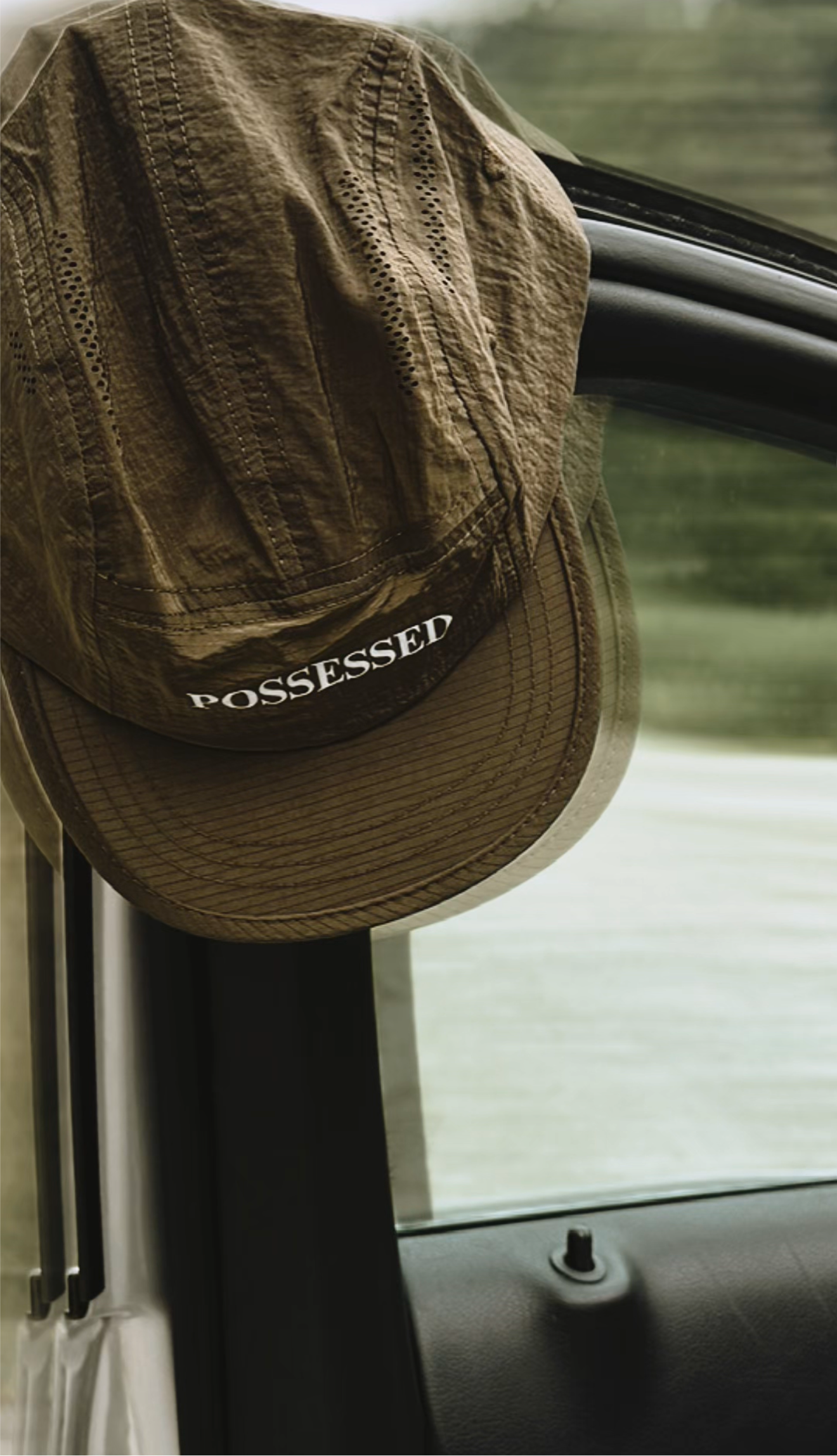 Possessed Run Hat - Olive Green