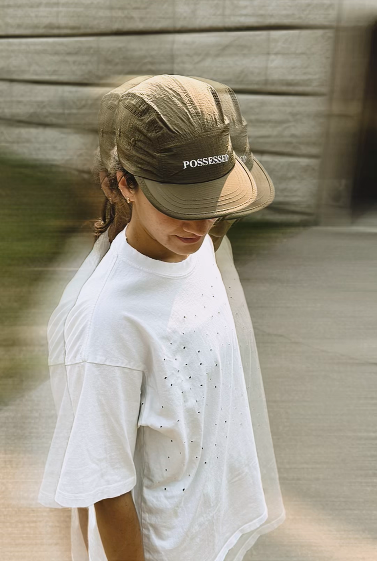 Possessed Run Hat - Olive Green